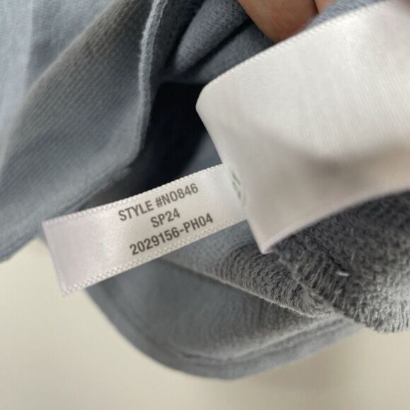 MADEWELL Shirt Men Medium East Short Sleeve Jacquard NEW Blue Button Up NO846 - Picture 11 of 12